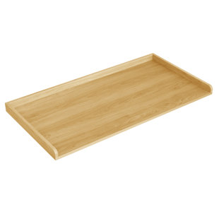 Laveuse, sécheuse, comptoir, plateau de buanderie avec rebord, organisateur de protection en bois pour rangement pour laveuse, sécheuse et panier à linge