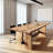 Solid wood rectangular conference table-1299774537