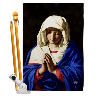 Ensemble de drapeaux réligieux en polyester 40 x 28 po