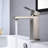 Single Handle Stainless Steel Bathroom Sink Faucet