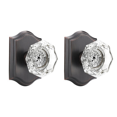 Crystal Single Dummy Door Knob