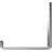 2"W x 6"D x 5 1/2"H Steel Hanging Shelf Bracket, Hammered Gold-933098863-933098855
