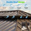 Serre L 12 pi. D Pavillon de jardin en aluminium