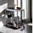 Myersville Rectangular Bar Cart in Chrome