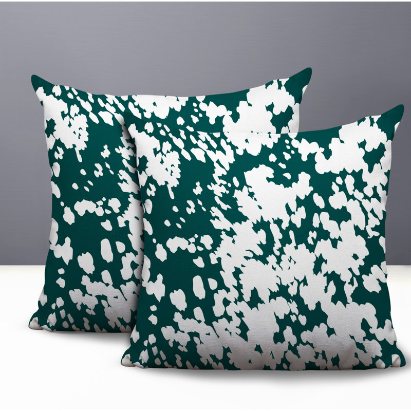 Oreiller réversible intérieur / extérieur Cabo, 20x20, Teal
