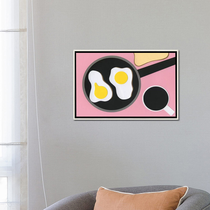 «Mr. D'z Breakfast», reproduction d'art sur toile encadrée, H 18 po x l 26 po, Toile à cadre flottant sans passe-partout