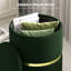 Amberella Round Storage Stool, Vanity Ottoman, Padded Seat-389388556