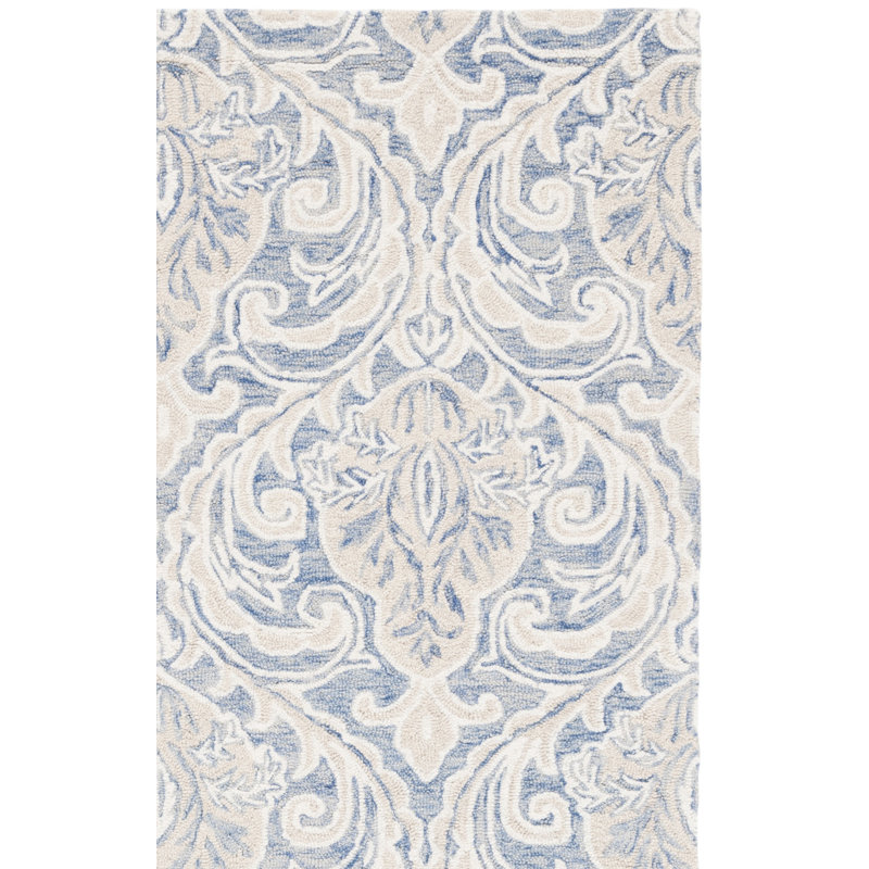 Connollee Hand Tufted Wool And Cotton With Latex Ikat Rug, Runner 2'3" x 7'