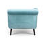 Chaise longue avec accoudoirs à volutes attrayants, assise spacieuse et stable, rembourrage en éponge, coussin confortable, pied en bouleau conique, P 29,21 po x l 69,93 po, H 29,93 po, fauteuil luge classique, siège en mousse haute,-1699704093