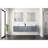 Dark Grey Double Bath Vanity 72 In. W X 22 In. D-117843846