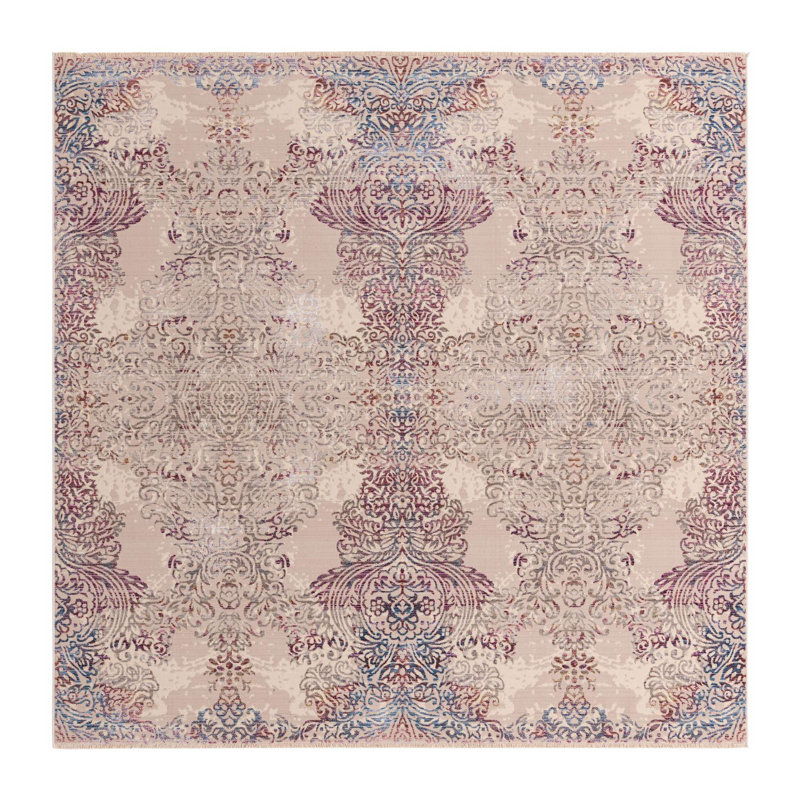Tapis Bungalow Rose Bungalow Bungalow, Carré 7 pi 10 po