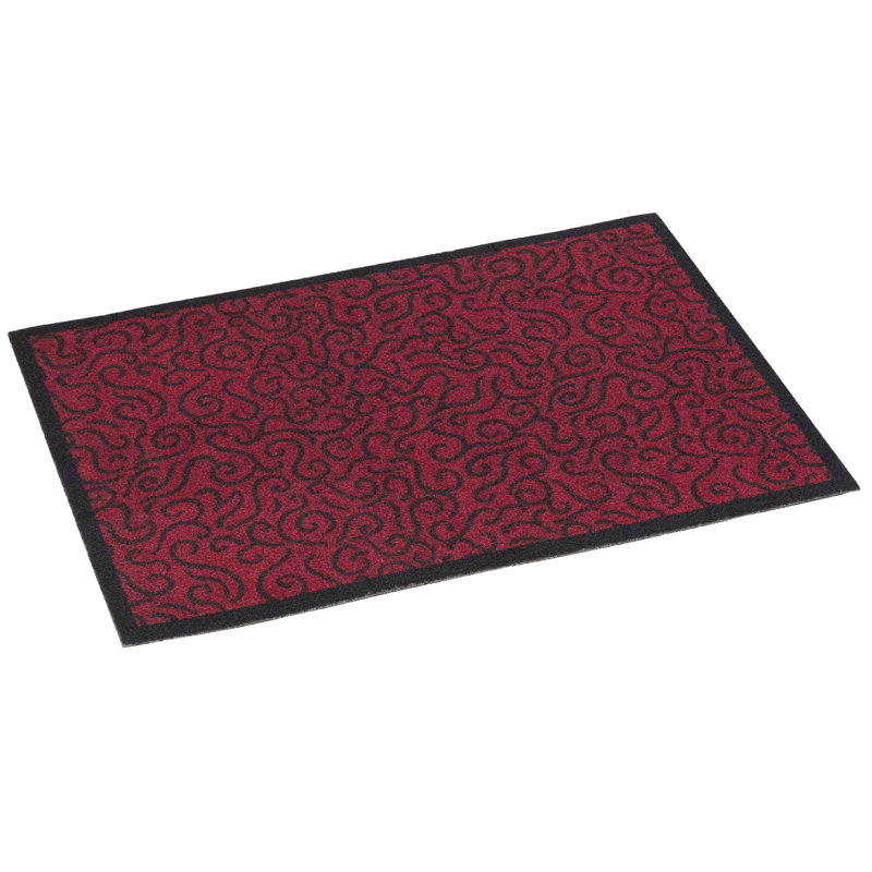 Halfeti Door Mat, 0.5cm H x  90cm W x 120cm D, Red