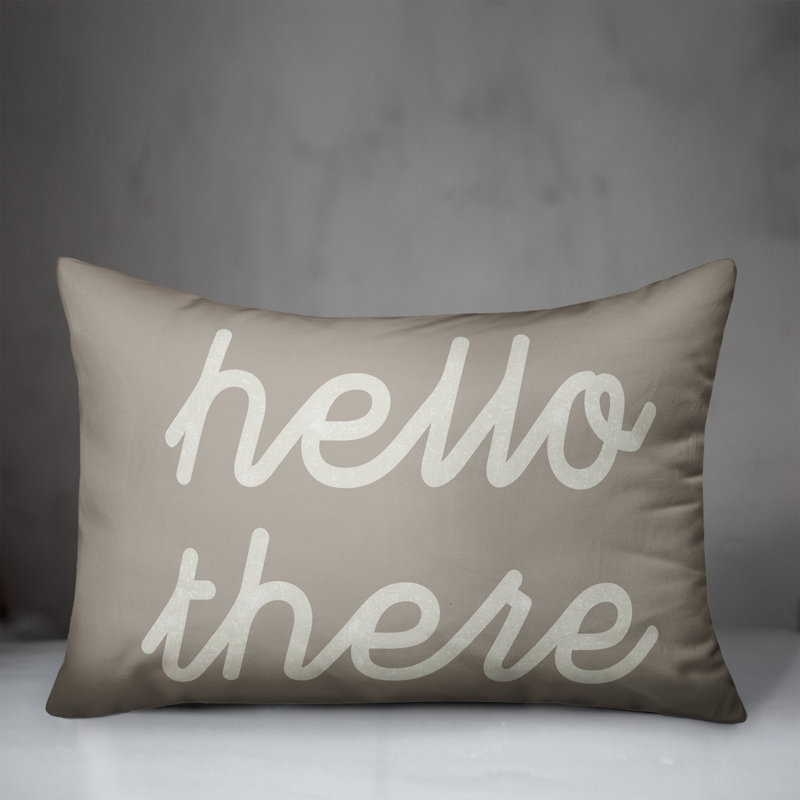 Outdoor Reversible Throw Pillow, Gray