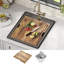 Évier de cuisine à simple cuve à montage sur plan en granite 28 po KRAUS Bellucci avec accessoires-86781488-87761613