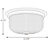 Wortman Glass Flush Mount-150254662