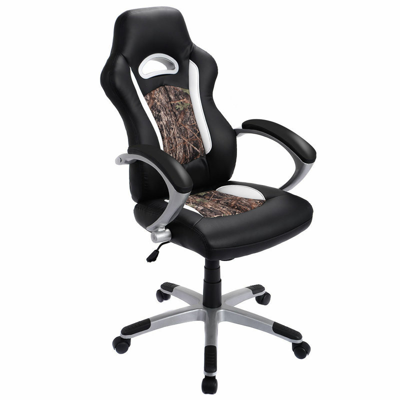 Symple Stuff Cotton and Mesh Gaming Chair