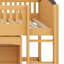 Lit haut peu encombrant avec rangement combiné, grande garde-robe et lumière ambiante à DEL réglable-676888693
