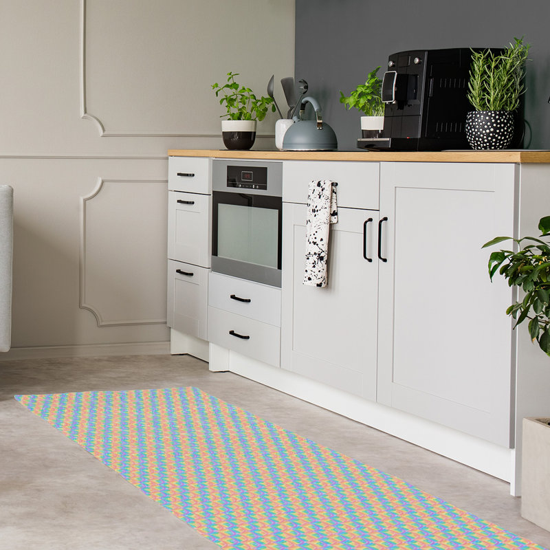 Chenille Geometric Indoor Rug, Runner 2'6" x 8'
