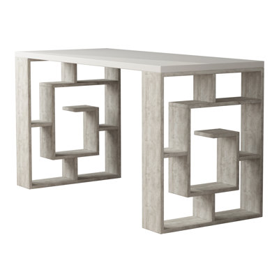 Labirent Modern Desk with Maze Design Legs