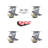 4-Piece Nylon Caster Set