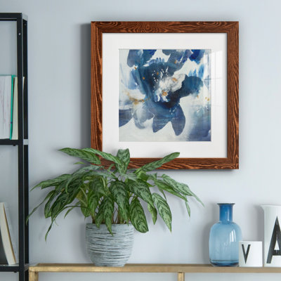 Blue Velveteen III - peinture encadrée