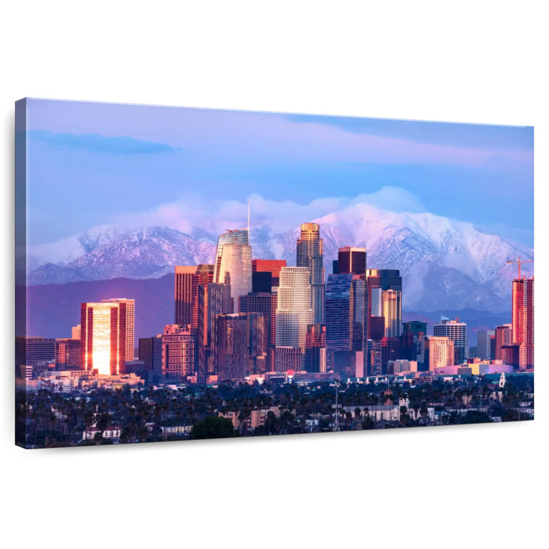 Los Angeles Majestic Skyline, 30" H x 45" W