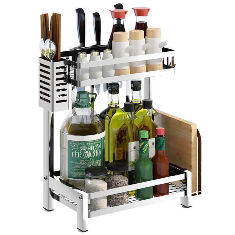 Freestanding Spice Rack, Sliver