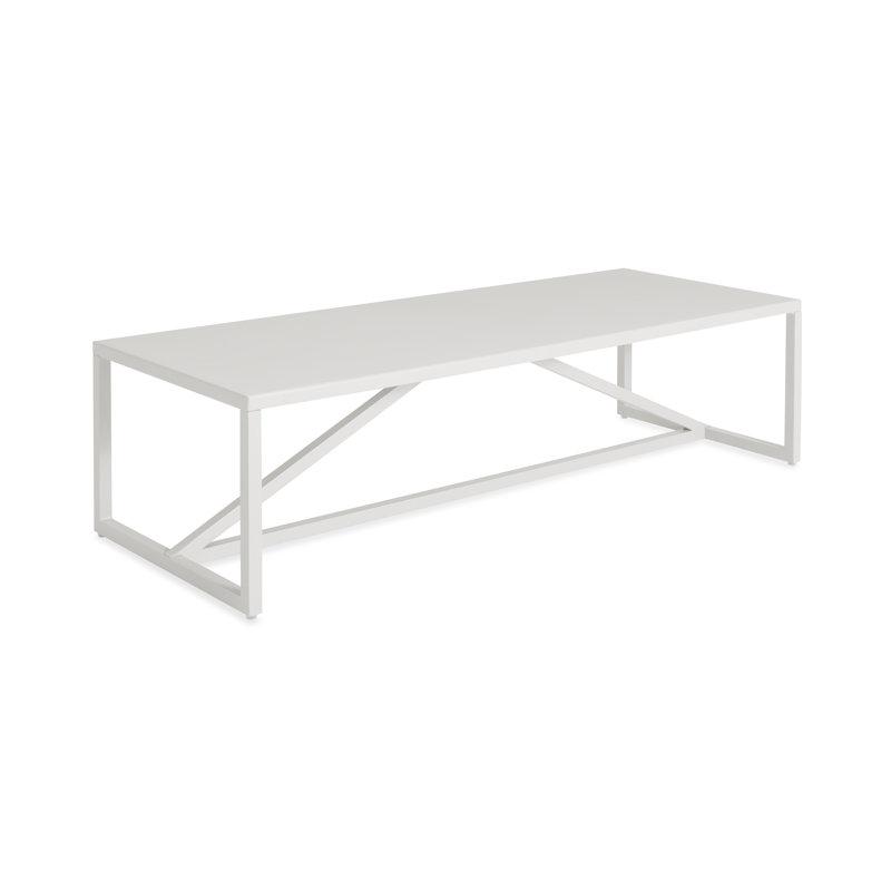 Strut Outdoor Coffee Table, Carbon, 12" H x 40" W x 40" D