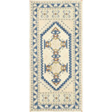 One-of-a-Kind Hand-Knotted 1960s Oushak Yastic - 1'10" x 3'8"