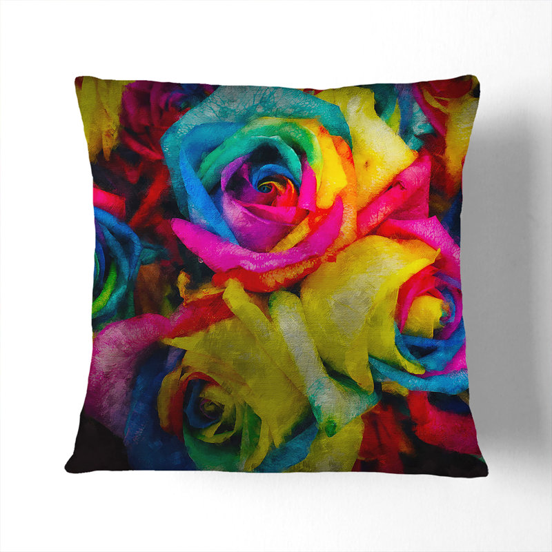 Square Throw Cushion, 55cm H x 55cm W x 20cm D