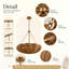 Rattan Chandelier