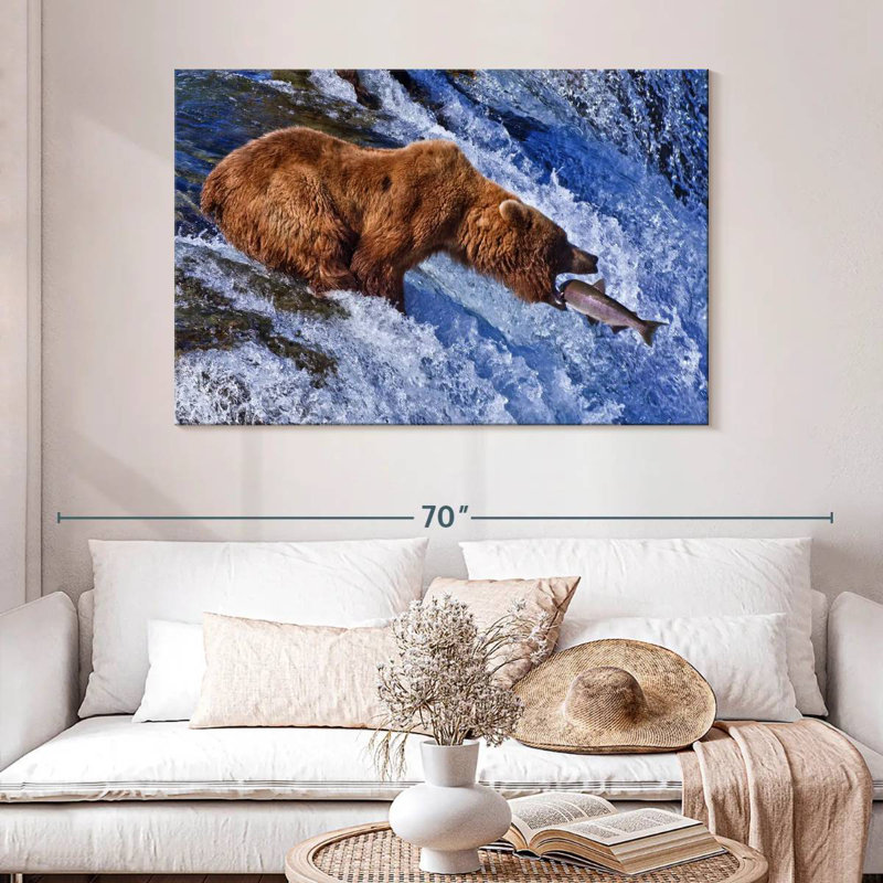 Brampt Bear Hunting, 32" H x 48" W