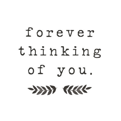 Forever Thinking Of You - Wrapped Canvas Print
