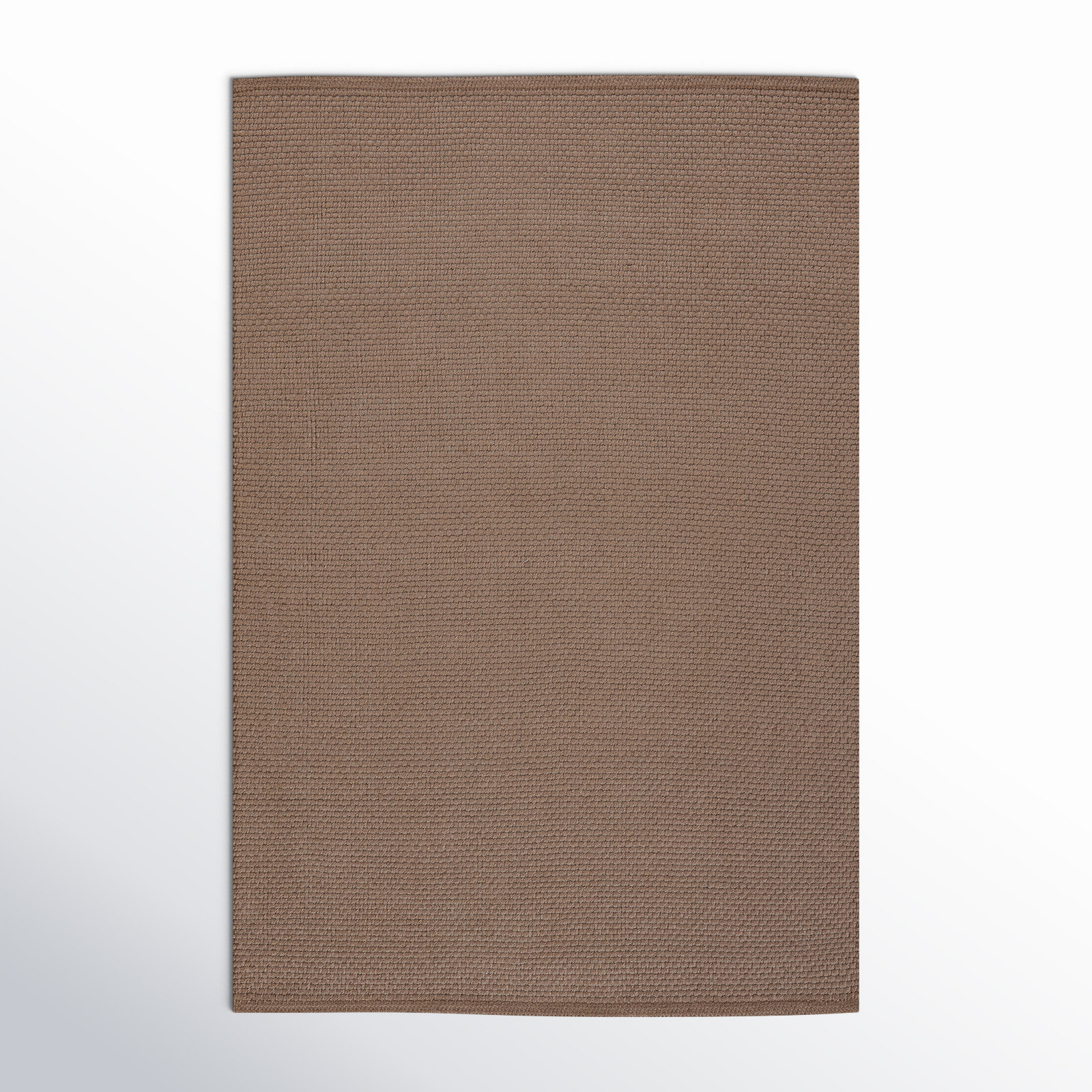 Indira Earth Brown Hand-Woven Outdoor Rug, Rectangle 2' x 3'