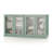 100% Solid Wood 64" Sideboard with Frosted Glass Doors and Adjustable Shelves-99106496