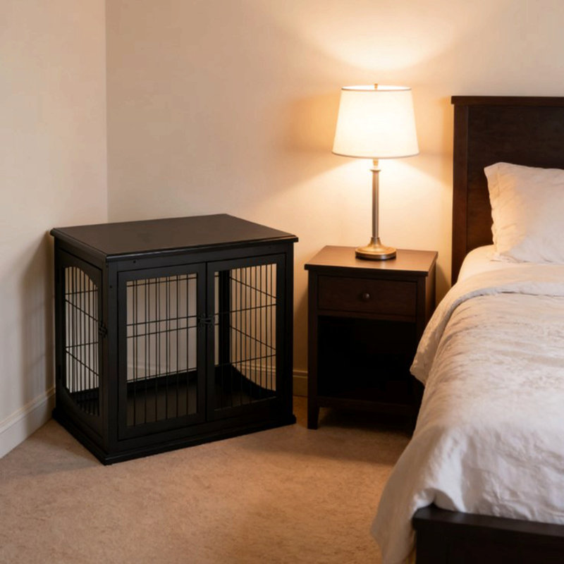 Cage pour petit chien, meubles de cage pour chien