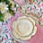 Pink Striped Napkins - Block printed-108347027