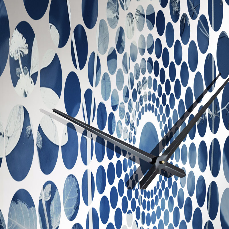 Horloge murale Janina - Abstract Botanicals, Petit