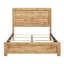 Grand lit 1pc charme rustique contemporain-187834165