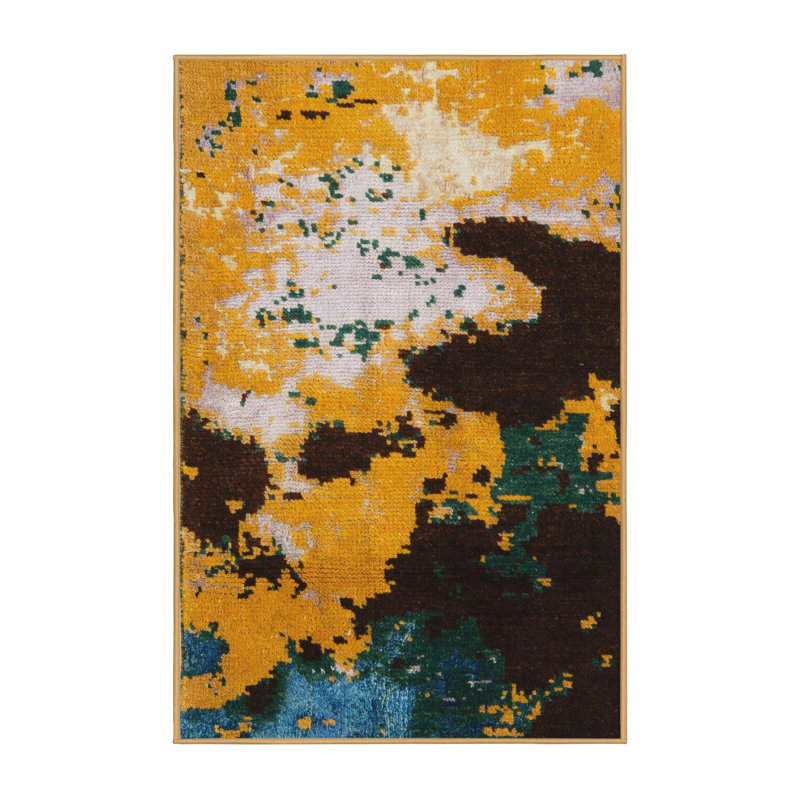Abstract Indoor Rug, Rectangle 8' x 10'
