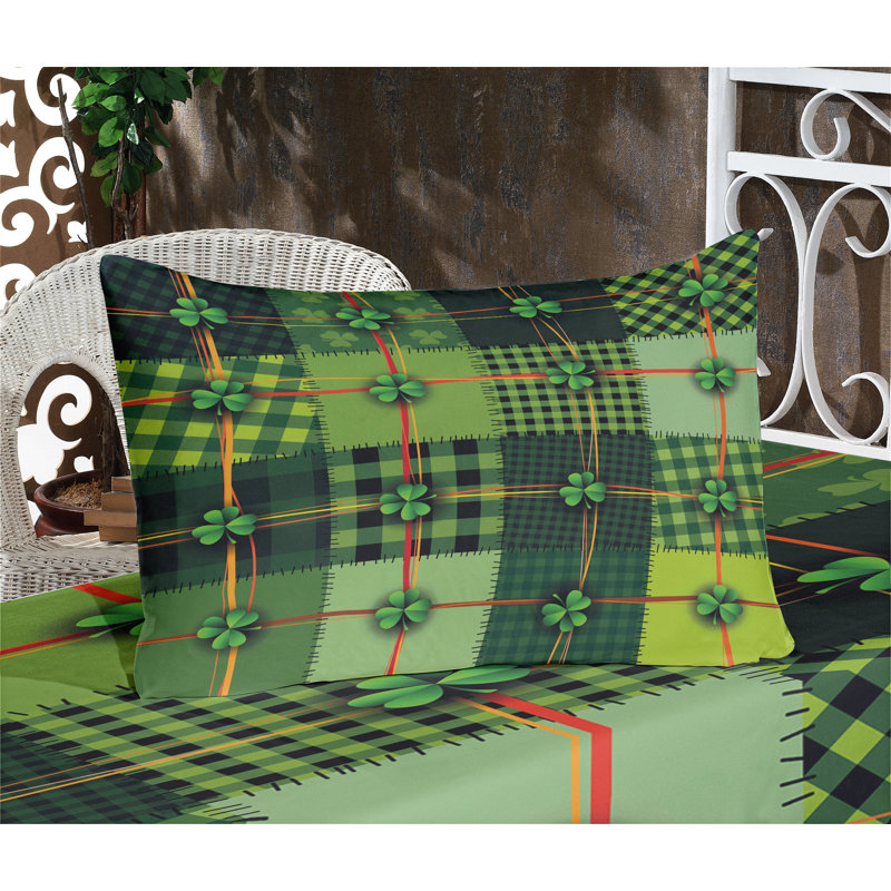 Multicolore ensemble de draps et taies décoratives Ambesonne, Ensemble de draps pour grand lit + 1 drap-housse +