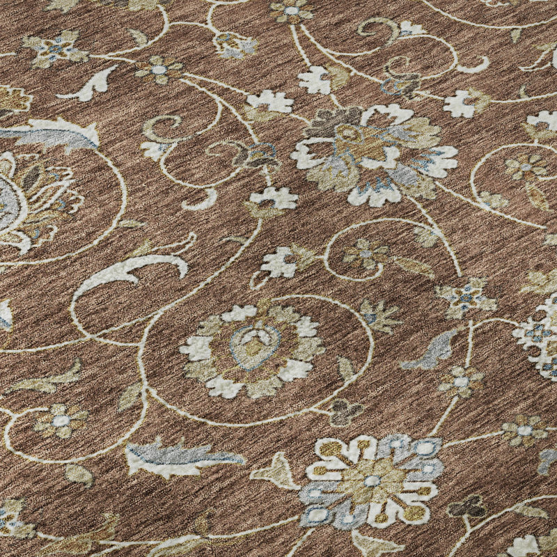Premium Machine Washable Gurubaksh AMF1149 Moroccan Rug, Rectangle 2 pi 6 po x 3 pi 10 po
