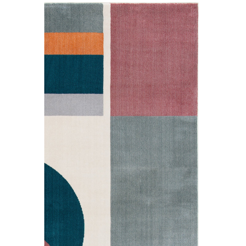 Tapis géométrique Honeycutt 300 Performance, Carré 6 pi 7 po