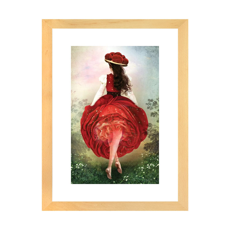 Schwarzwald Champagne par Catrin Welz-Stein - impression d'art graphique, H 24 po x l 16 po x P 1 po, Blanc