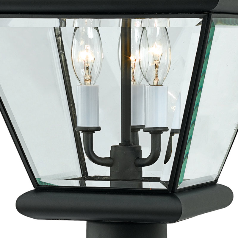 Beveled Lantern Head, Mystic Black