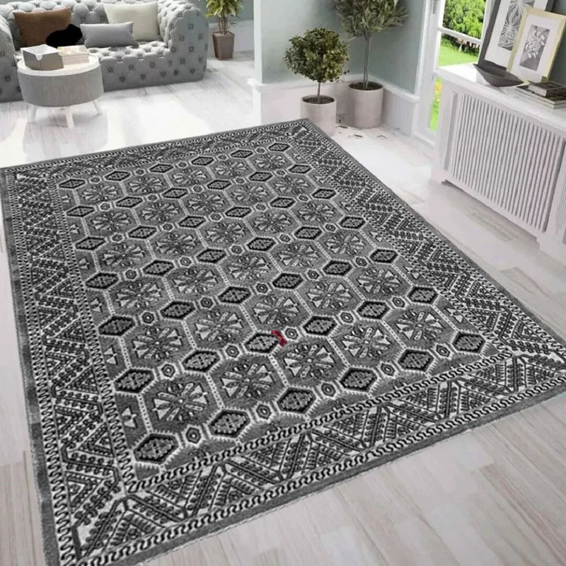Indoor / Outdoor Area Rug, Rectangle 240 x 320 cm, Grey