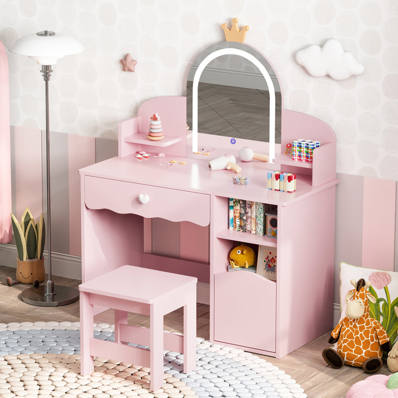 Dressing Table, Pink