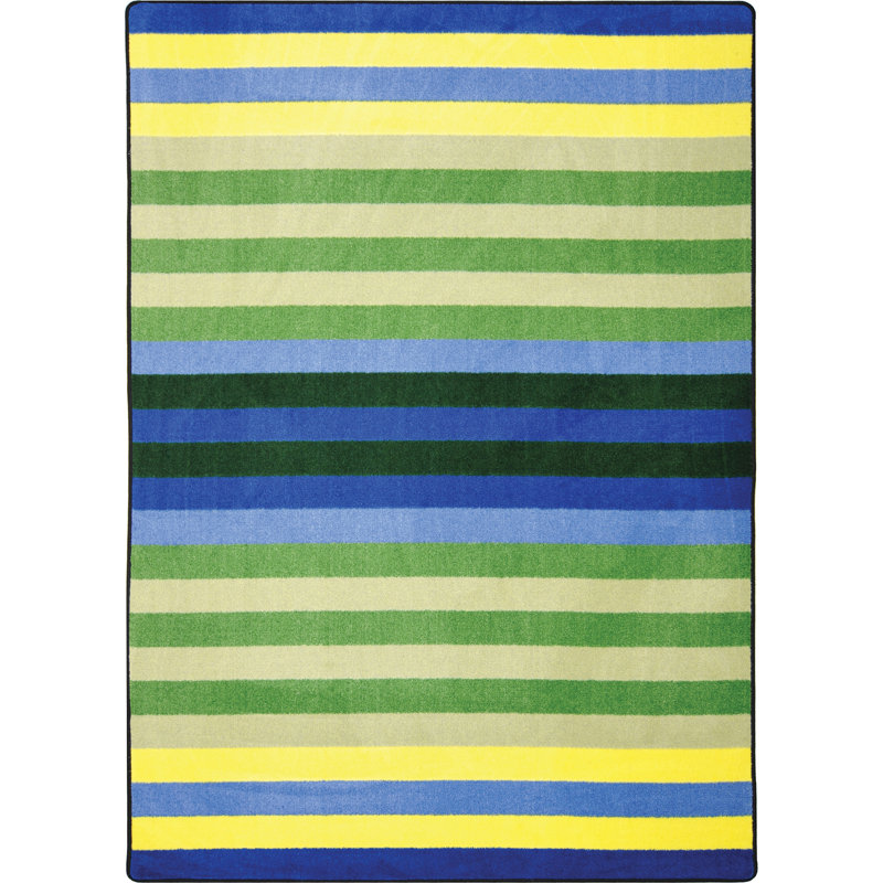 Summer Solstice Sea Glass Area Rug, Rectangle 5'4" x 7'8"