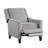 Home Furniture Reclining Chair 1Pc Textured Fabric Upholstered Nailhead Trim Solid Wood Frame Self-Reclining Motion Chair-795628458