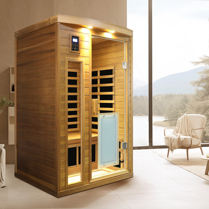 Sauna d'intérieur infrarouge lointain pour deux personnes
